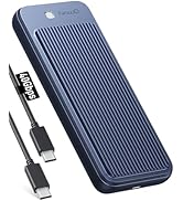 NewQ USB4 M.2 NVMe SSD Enclosure - 40Gbps Ultra-Fast Transfer, Tool-Free Setup, Dual-Sided Coolin...