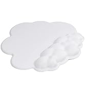 Gaming Mouse Pad Wrist Rest,Ergonomic Cloud Wrist Rest Mousepad with Gel Memory Foam,Non-Slip Rub...