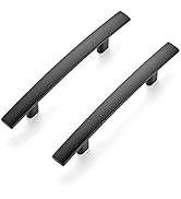 Ravinte 30 Pack | 5-3/16'' Curved Cabinet Pulls Matte Black Kitchen Drawer Pulls Arch Cabinet Han...