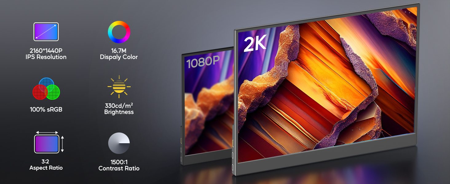 2k portable monitor