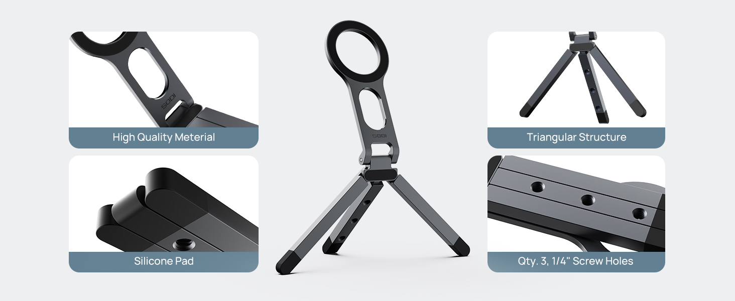 compact travel iphone tripod