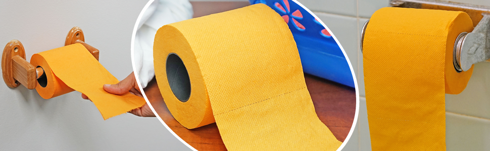 Fairly Odd Novelties Blaze Orange Novelty Toilet Paper