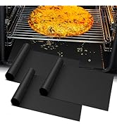 Oven Liners for Bottom of Oven - Large Heavy Duty Oven Protector Mat, Non-Stick Oven Electric Gas...