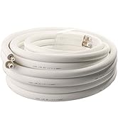 Wostore 50Ft. Mini Split Line Set Includes Two Pipes 1/4" &amp; 1/2" O.D. 3/8" Thickened PE Insulated...