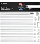 Cord Hider 153in - Cord Covers for Wires - Paintable Cable Hider - Cable Management - Wire Hiders...