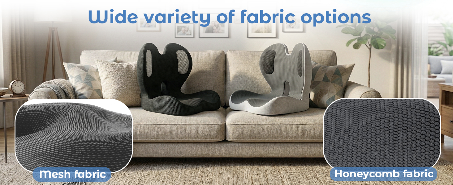 seat cushion with lumbar support back support cushion