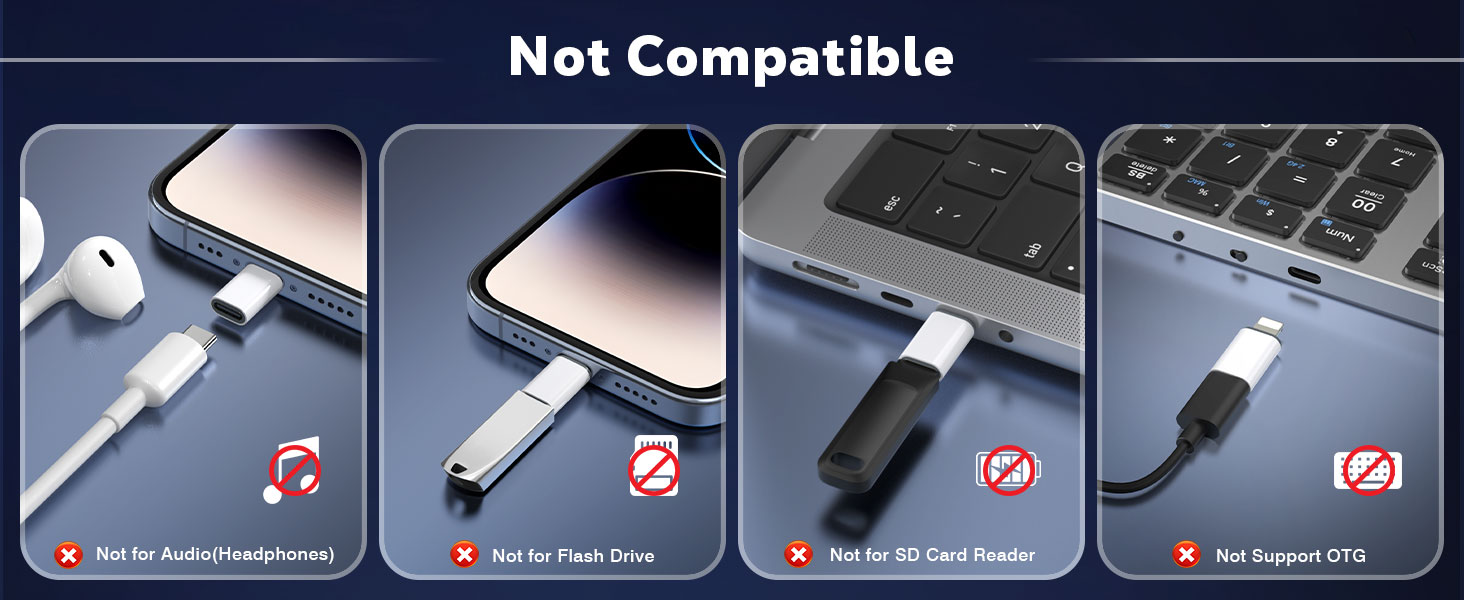 usb c female to lighting male adapter