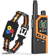 Doparet Shock Collar for Dogs, 3300FT Dog Training Collar with Remote, 3 Adjustable Modes(Beep, V...