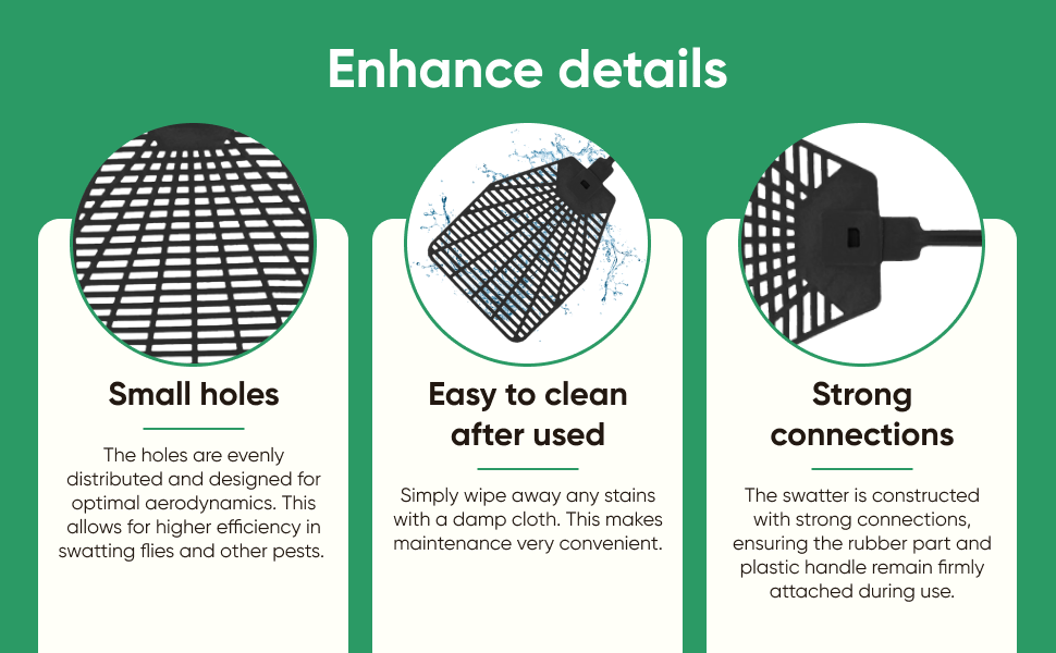 Enhance details fly swatter