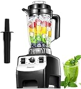 Reemix Counter Blender Smoothie Maker, 1450W Professional High Speed Blenders for Kitchen, 10 Spe...