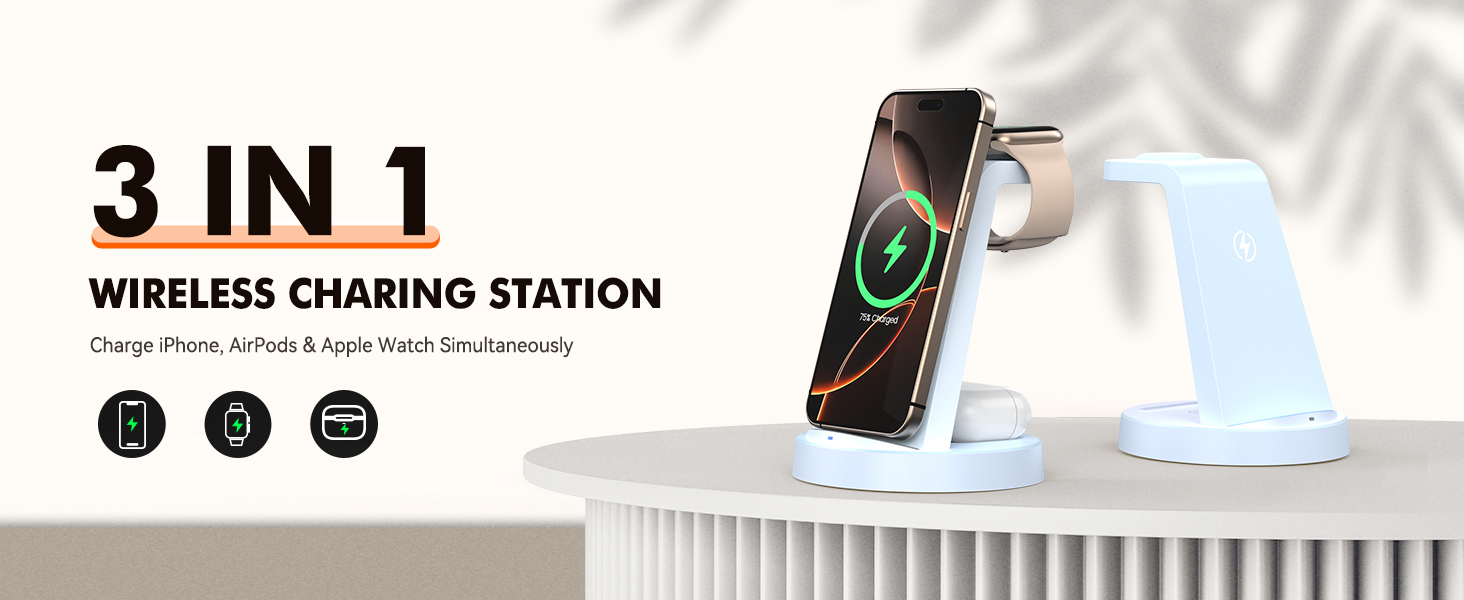 iphone and watch charging station