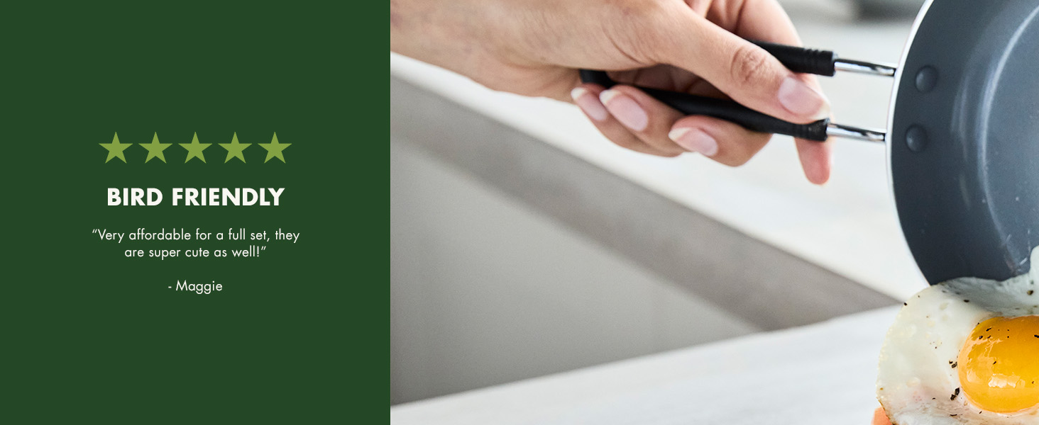 GreenPan, Ceramic Nonstick, PFAS-Free, Non-Toxic, Cookware, Frypans, Swift