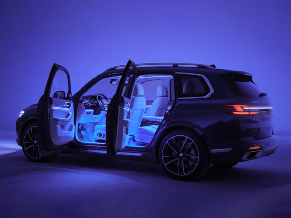 Car interior atmosphere lights