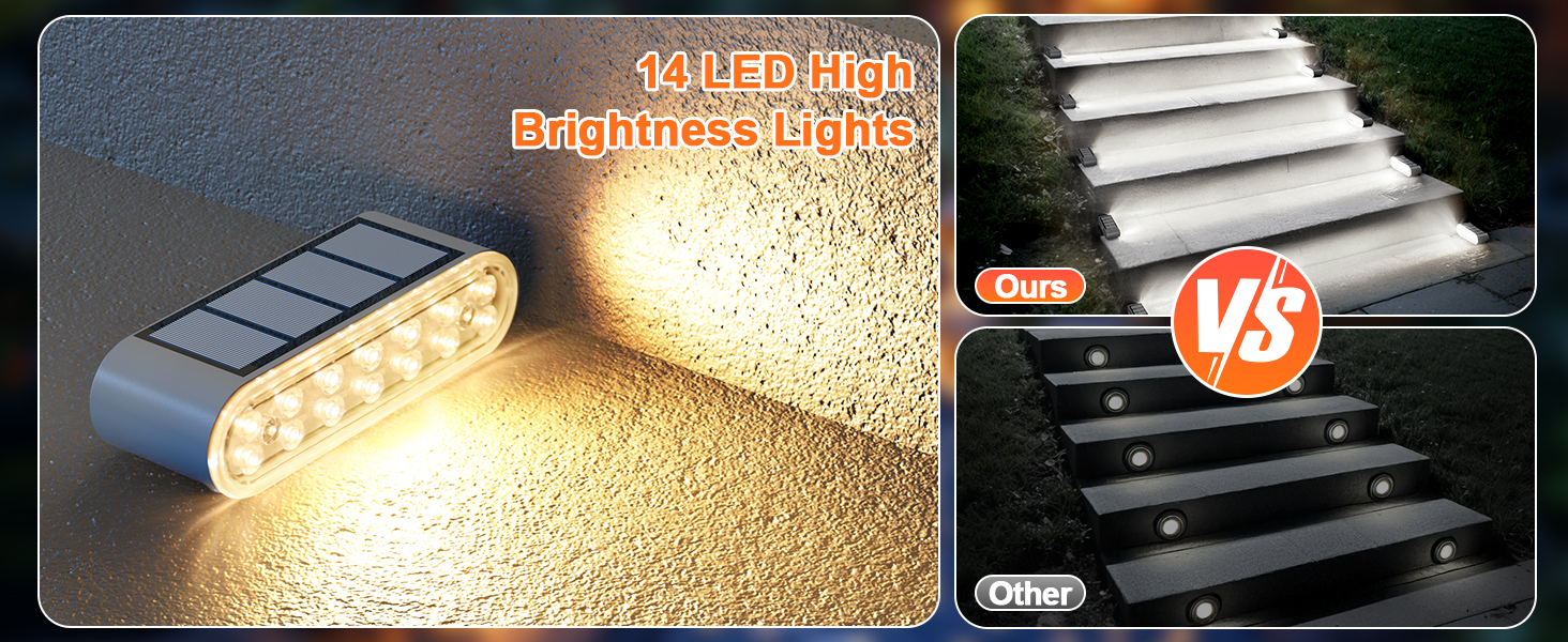 Super Bright Solar Stair Lights