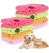 QTLCOHD 8 Pcs 55 x 28 Inches Dog Towels for Drying Large Dogs Absorbent Microfiber Dog Bath Towel...