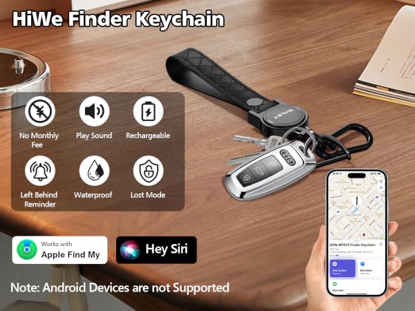 anti lost keychain works with Find My