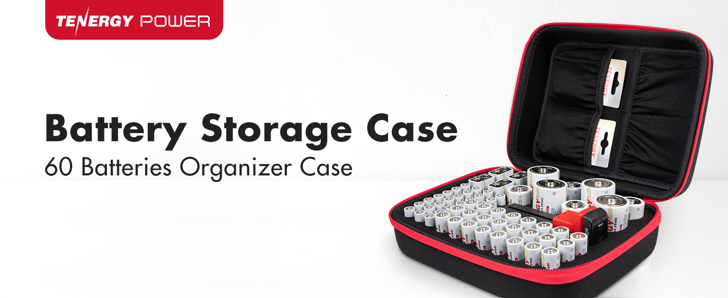Tenergy battery storage case holds 60 batteries