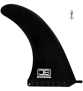 OCEANBROAD 8'' 9'' 10'' Surf SUP Fin No-Tool Fin Screw Single Center Fin 8 9 10 Inch for Surfboar...