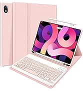 ABEIFAN iPad Air 5th Generation 2022 Keyboard Case with Pencil Holder, ipad air 4 10.9 inch 2020 ...