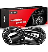 Nilight NI-WA-01C Cigarette Lighter Extension Cord Cable Heavy Duty 14ft 12V/24V Car Charger with...