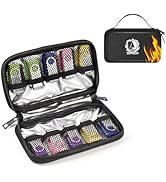 Fireproof Flash Drive Case 10 Slots, USB Case Compatible with SanDisk/for Samsung/for PNY Thumb D...
