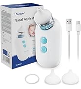 Berrcom Electric Nasal Aspirator for Baby, Baby Nose Sucker for Toddler Nose Suction for Infants,...