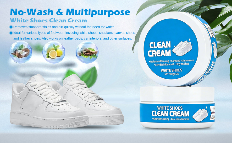 White Shoe Cleaner Cream