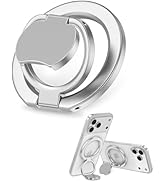 Phone Ring Holder, Magnetic Phone Grip Finger Loop with Kickstand Two-Sided Magsafe Adjustable Me...