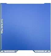 HIKUDIY 355x346mm Cold Build Plate for Bambu Lab H2S H2D, Double-Sided Textured Spring Steel Shee...