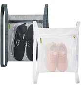 Sneaker Drying Bag, Shoe Dryer Mesh Bags, Sneaker Wash &amp; Dry Net Bag for Dryer, Large HoneyComber...