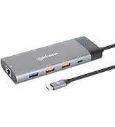 Manhattan USB-C PD 10-in-1 Dual Monitor 8K Docking Station