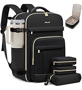 LOVEVOOK Travel Backpack for Women &amp; Men - 17.3 Inch Carry On Backpack &amp; Personal Item Backpack f...