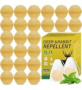 24 Pack Deer Repellent, Rabbit Repellent Outdoor, Deer &amp; Rabbit Repellent Outdoor for Plants - Ke...