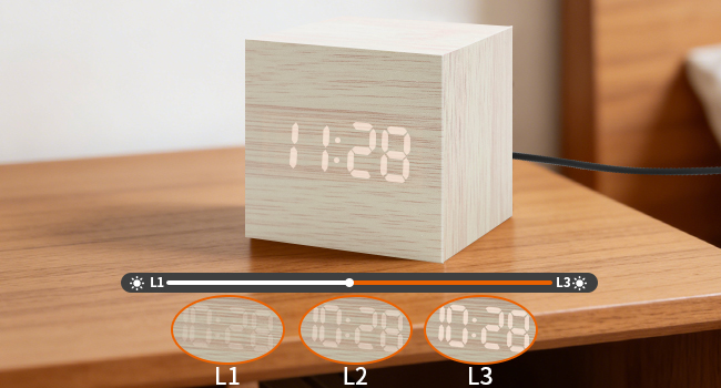 Wooden Digital Alarm Clocks