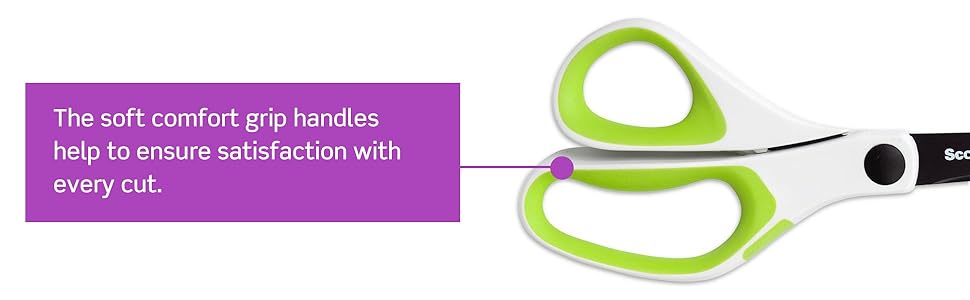Soft comfort grip handles help ensure satisfaction with every cut.