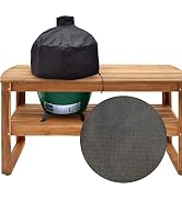 Quantfire 29” Kamado Dome Grill Cover for Large Big Green Egg, Kamado Joe Classic in Built-in or ...