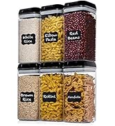 Flour Sugar Storage Containers, Large Food Storage Containers with Lids Airtight, Rice Container
