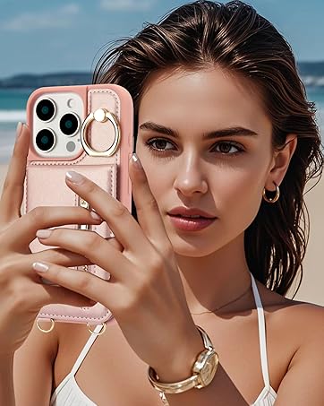 Adjustable strap PU leather phone bag