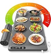 Food Warming Mat, Extra Large 36" x 16" 580W Electric Warming Tray, Graphene Heating Technology, ...