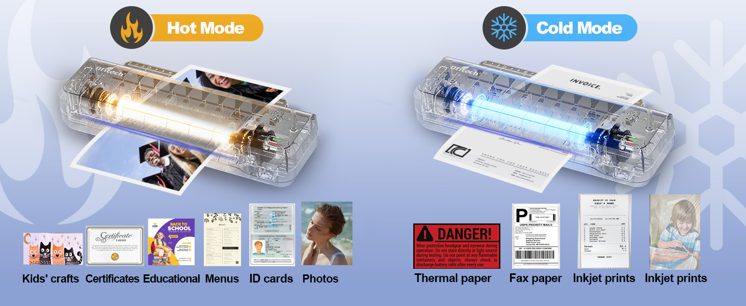 hot and cold laminating machine