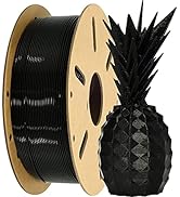 BBLIFE 1.75mm 3D Printer Filament PLA Black 3D Printing Material, 1KG 2.2LBS 3D Printing PLA, Hig...