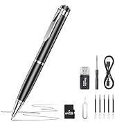 DTCRCH 64G 1080P HD Small Camera for Home Security, Pen Camera with Night Vision,Take Photos, Lon...