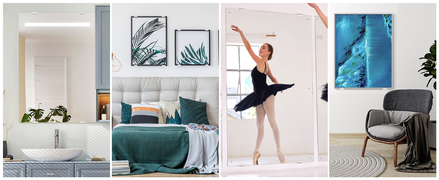 Metal Mirror Holder Kit