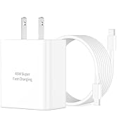 JUNVANG 45W USB C Fast Charger for Google Pixel 9/9 Pro/9 Pro XL/9 Pro Fold, 45 Watt Type C Super...
