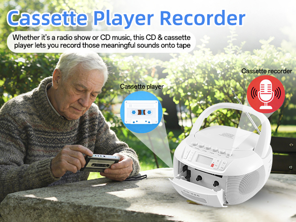 CD and Cassette Player