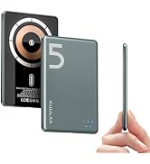 Kuulaa Magsafe Battery Pack 0.28'' 5000mAh Ultra Slim Magnetic Portable Charger Power Bank Suppor...