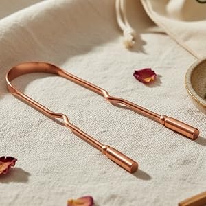Durable Savonolas Copper Tongue Scraper