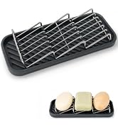 OZNER 304 Stainless Steel 3 Bar Soap Holder,Self Draining Soap Dish for Shower,Shampoo Bar Holder...