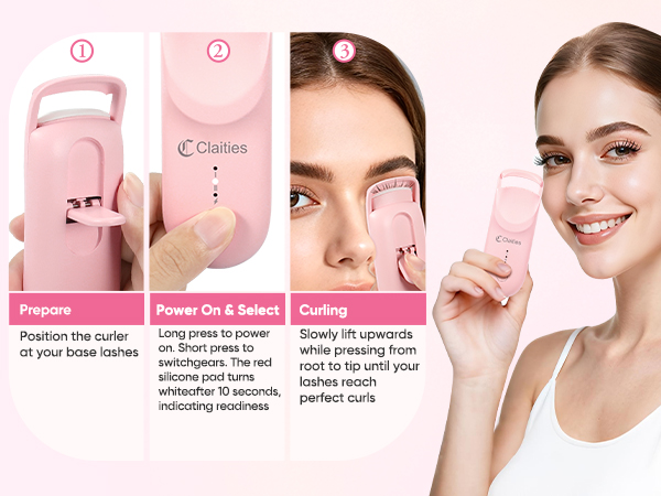 heated eyelash curler