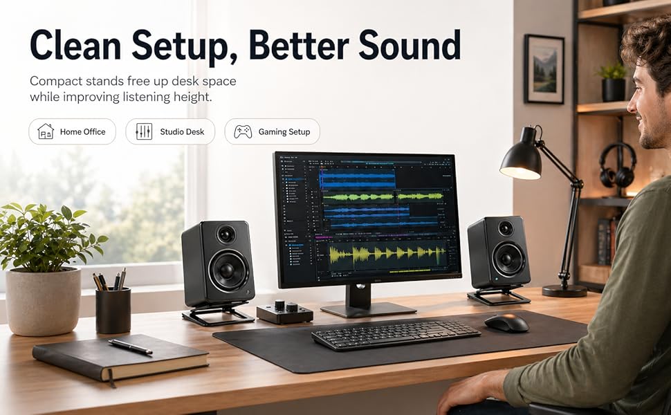 Desktop Speaker Stands